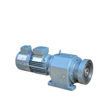 R57 series 2.2kw single helical transmission gearbox reduction motor,helical motor gearbox prices,gearbox manufacturers